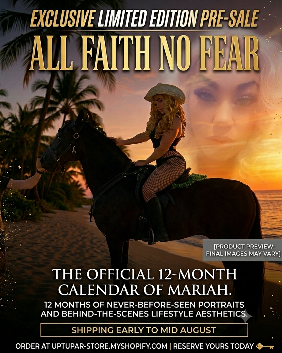 The "All Faith No Fear" Exclusive 12-Month Calendar [PRE-ORDER]